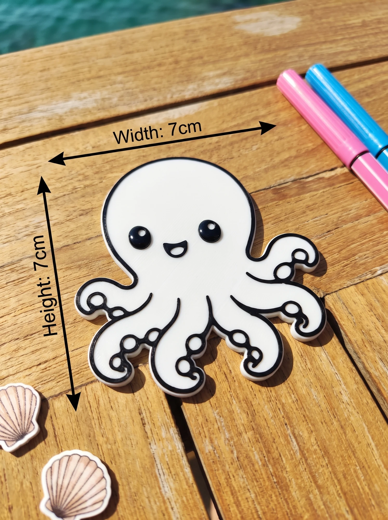 Octopus – size 7 × 7 cm