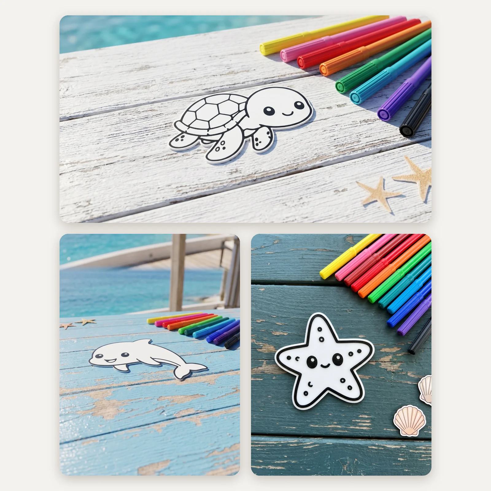 Sea Friends Trio – Set 1