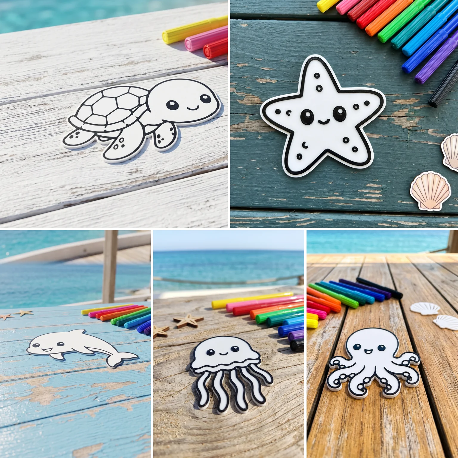 Sea Friends Family – 5 Pieces