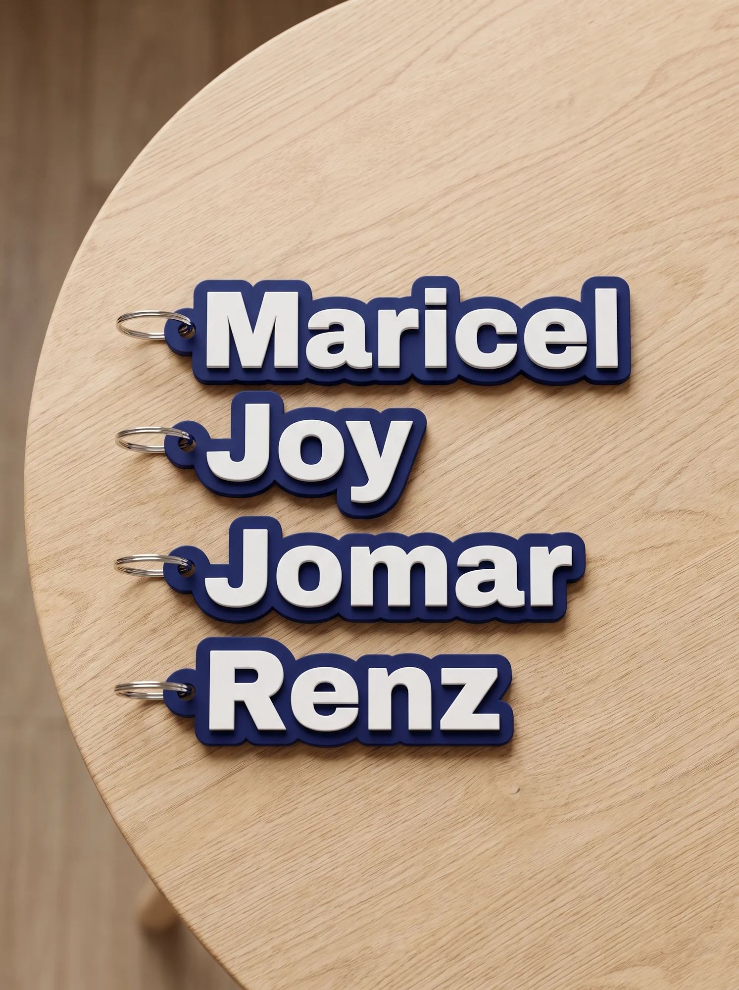Name Keychain – Letters Only